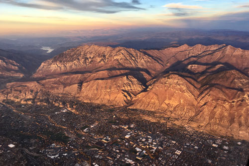 view of mountians near provo